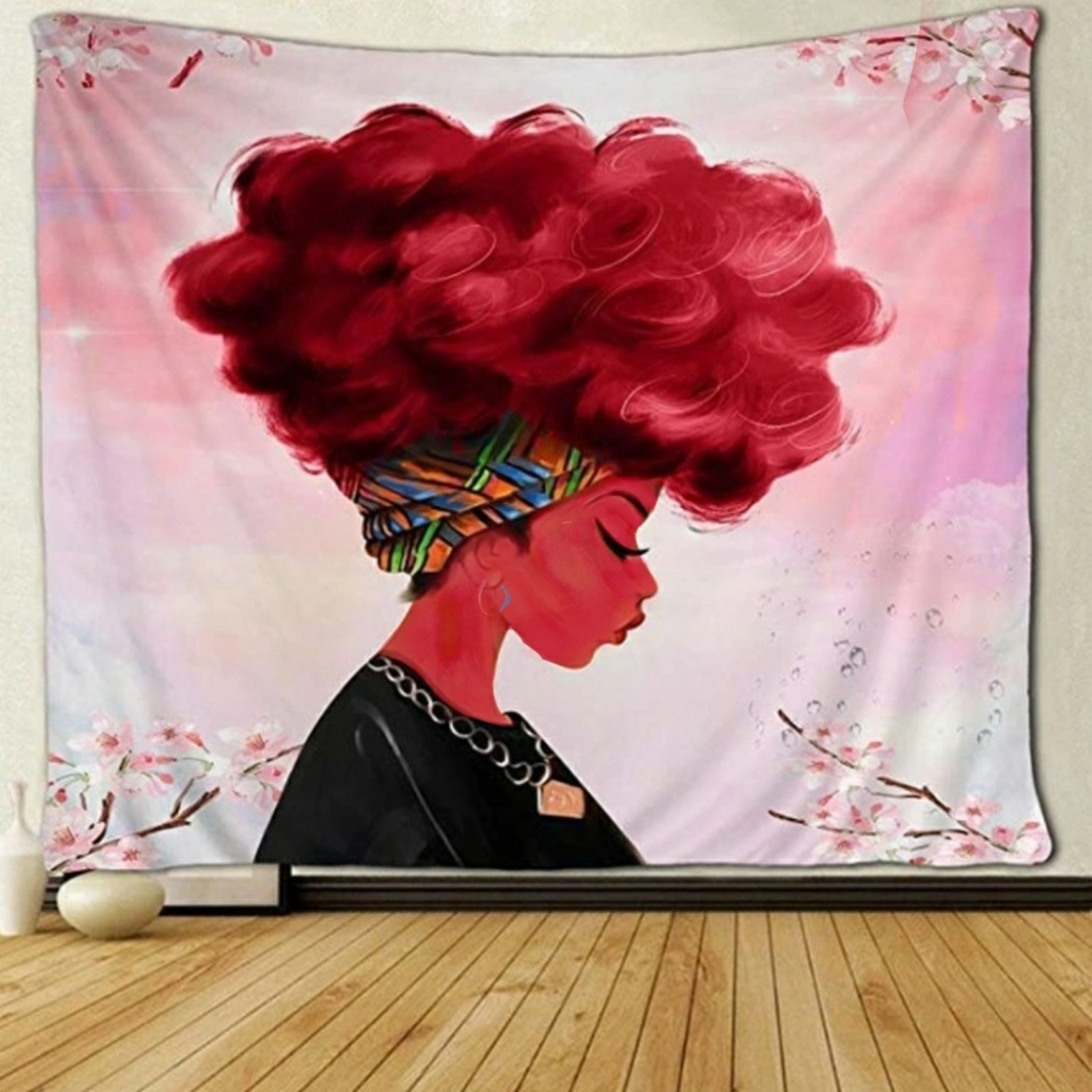Black Female Wall Tapestry or Dress